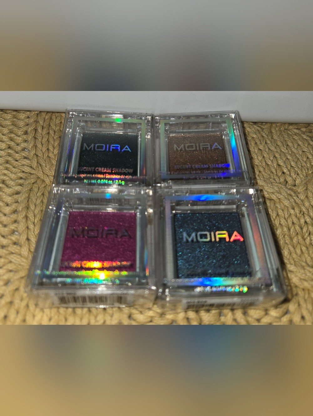 MOIRA Cream Lucent Eyeshadow - Shades: Sirius, Eclipse, Cosmos, Mars